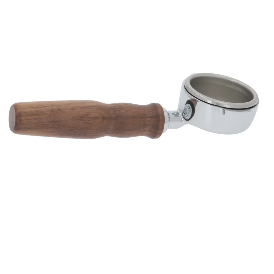 Bottomless Portafilter With Walnut Wood Handle (5.7mm) Coffee