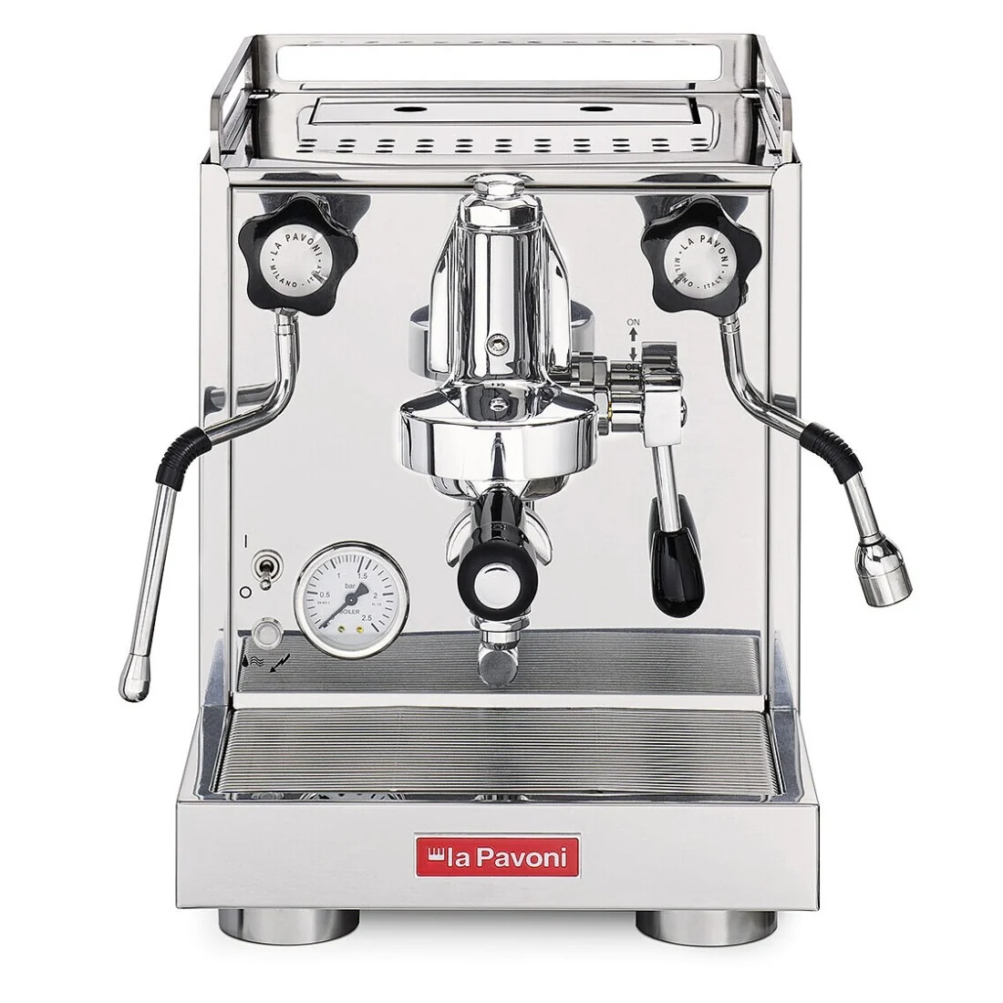 La Pavoni Cellini Classic Espresso Machine - Stainless Steel Tray - Image 2