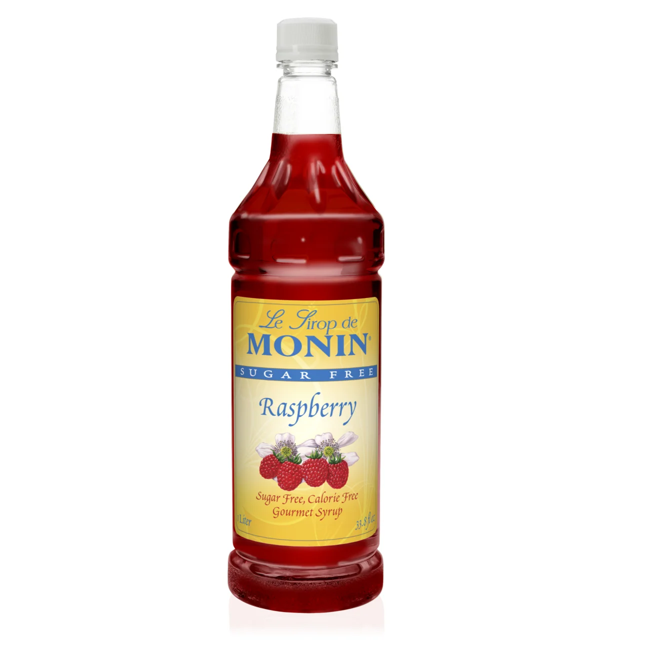 Monin Sugar Free Raspberry Syrup Bottle