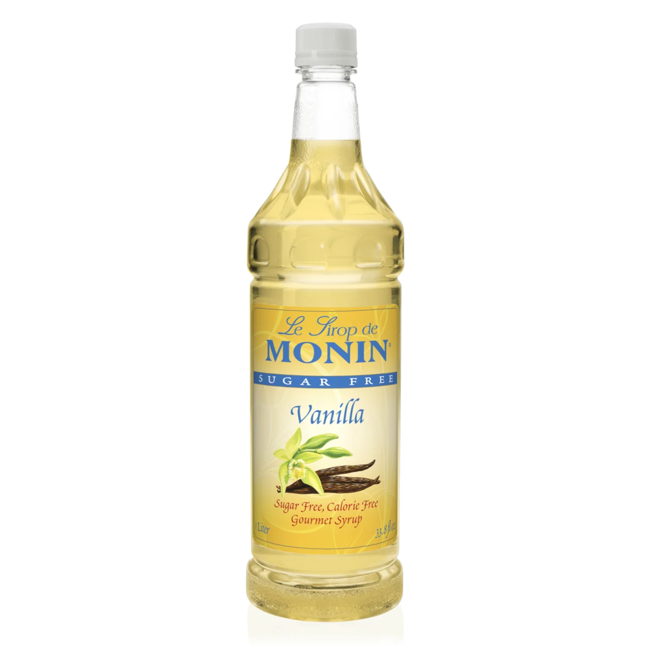 Monin Vanilla Sugar Free Syrup Coffee