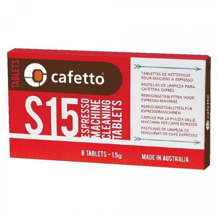 Cafetto S15 Cleaning Tablets (1.5g) - 8pk Coffee