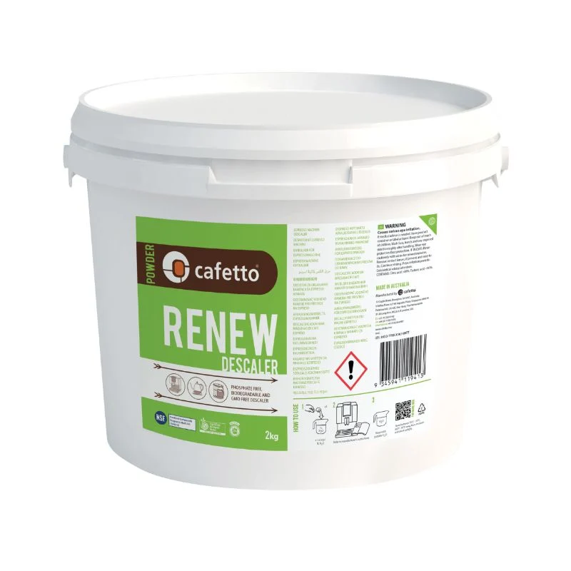 Cafetto ReLatest Espresso Machine Descaler (2kg) Scale