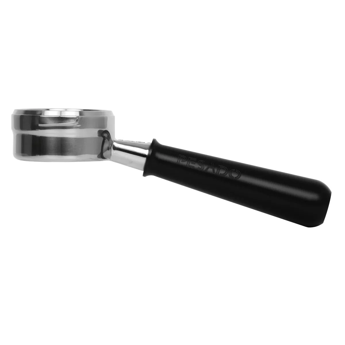 Pesado Stainless Steel Bottomless Hybrid Portafilter (5.0mm) - Black / Bronze Coffee - Image 14