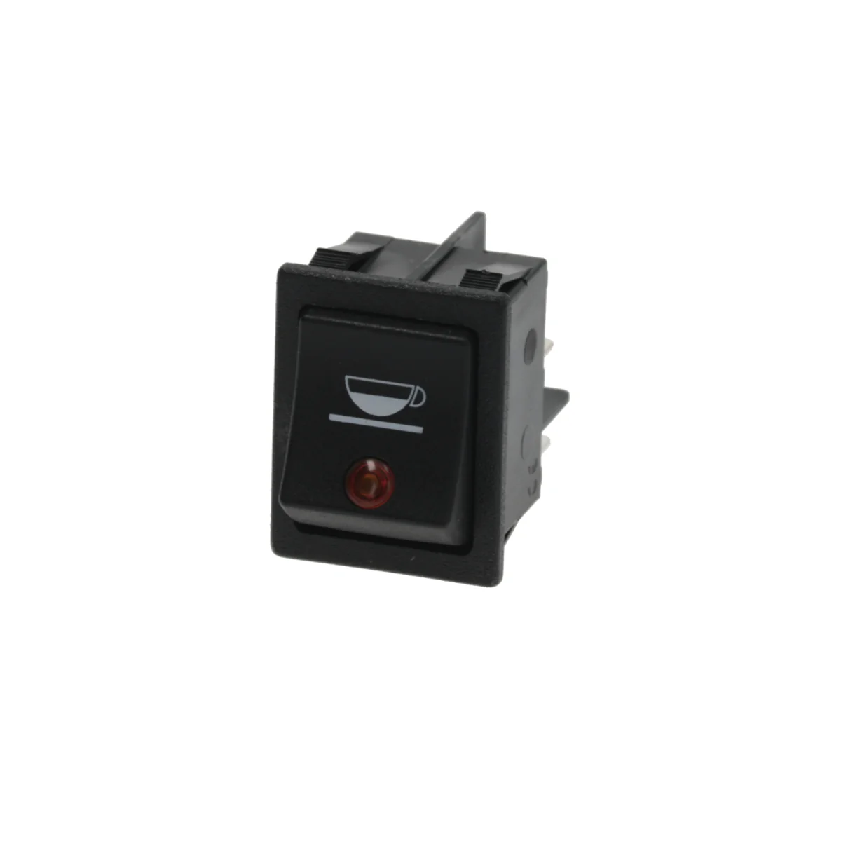 Rancilio Silvia Black On/Off Brew Switch With Orange Light and Coffee Symbol (OEM)