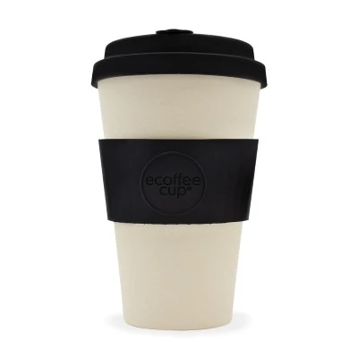 Black Nature Ecoffee Cup - 14oz (400ml) Mug - Image 2