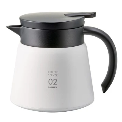 Hario Vacuum Insulated Metal Server 600ml Carafe - Image 2
