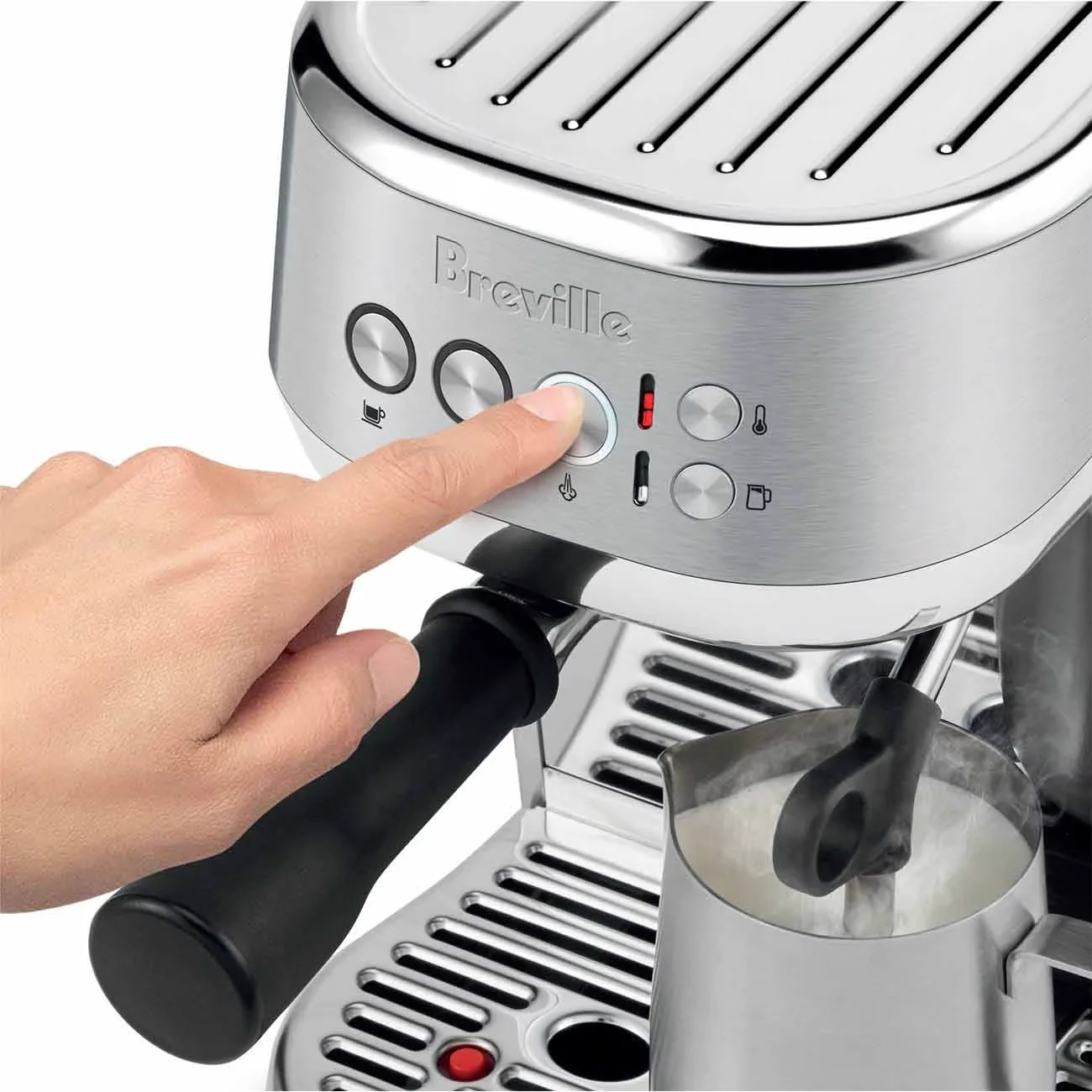 Breville Bambino Plus Espresso Machine - Stainless Steel Coffee - Image 5