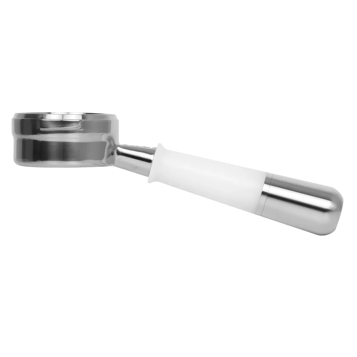 Pesado Stainless Steel Bottomless Hybrid Portafilter (5.0mm) - Black / Bronze Coffee - Image 11