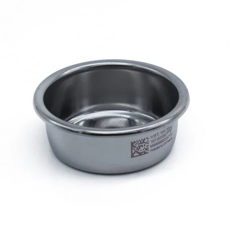 VST Precision Double Portafilter Basket - 20g - Ridgeless