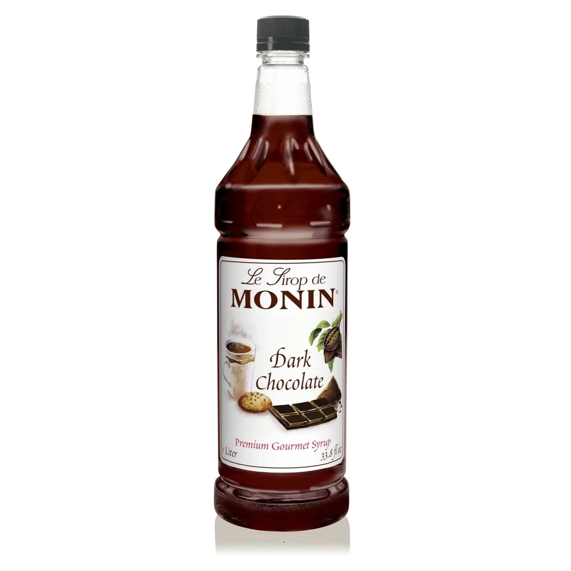 Monin Dark Chocolate Syrup Bottle