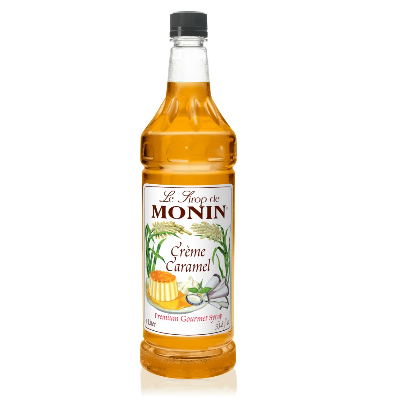 Monin Crème Caramel Syrup Bottle