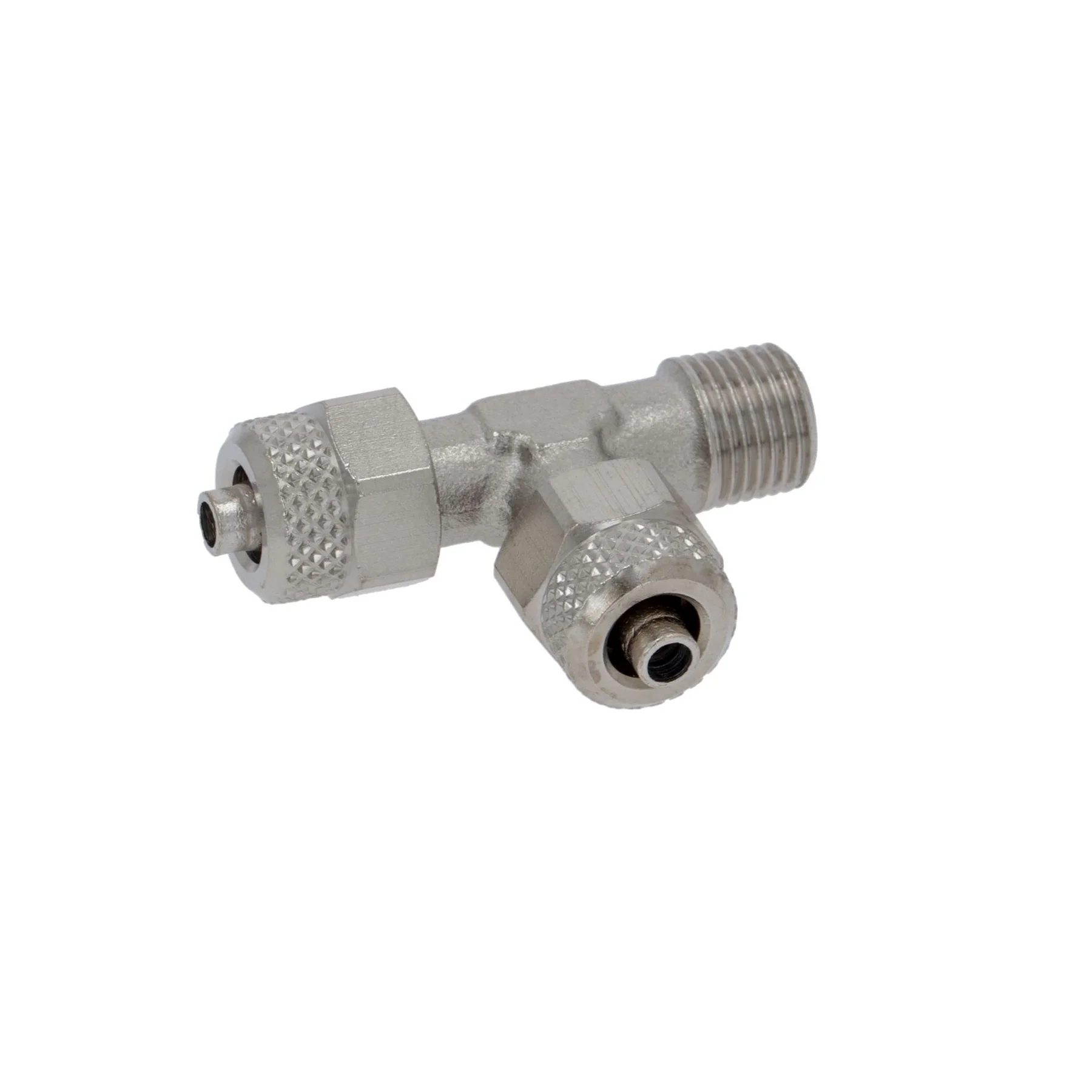 1/8" M x 6/4mm Compression Barb Tee Fitting