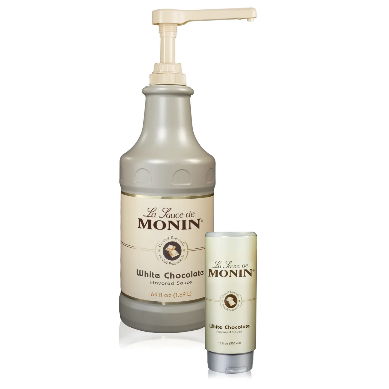 Monin White Chocolate Sauce - 12oz Coffee