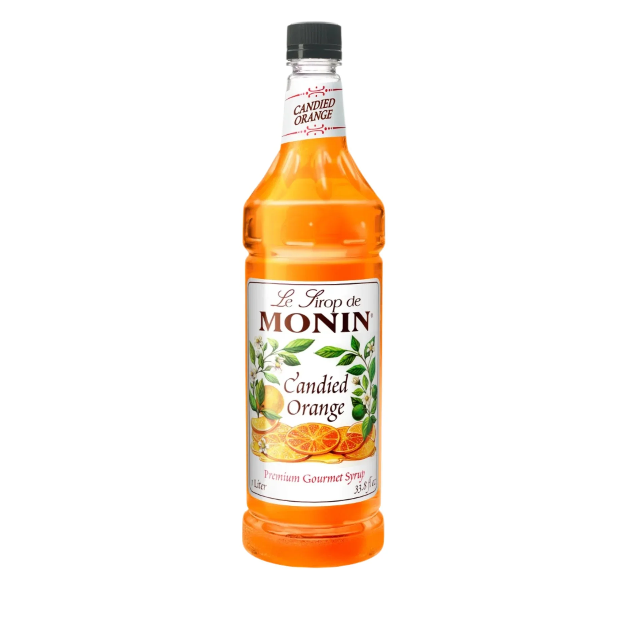 Monin Candied Orange Syrup Bottle