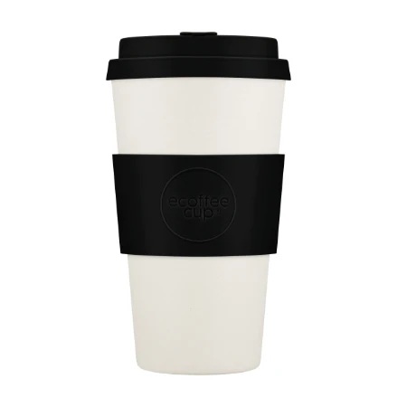 Black Nature Ecoffee Cup - 14oz (400ml) Mug - Image 3