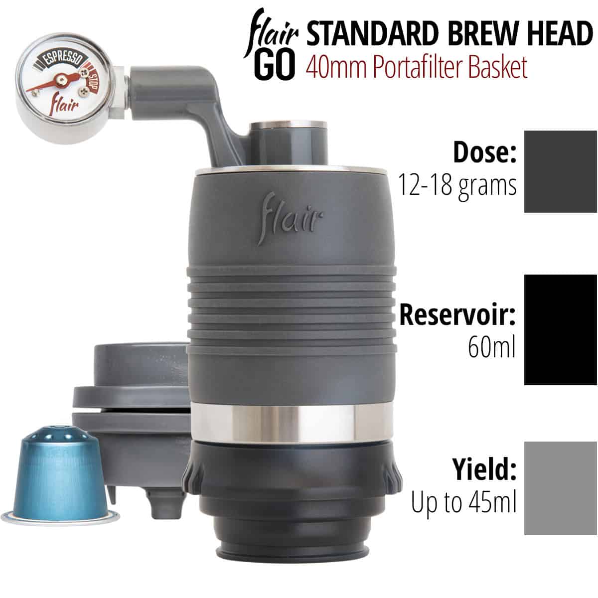 Flair Espresso Flair 2GO Espresso Maker - Green / Pods Coffee - Image 2