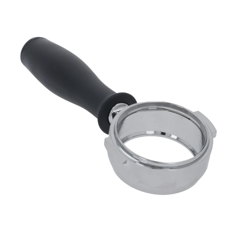 Rancilio Factory Cut Bottomless Portafilter (OEM) - Latest Design Basket - Image 2