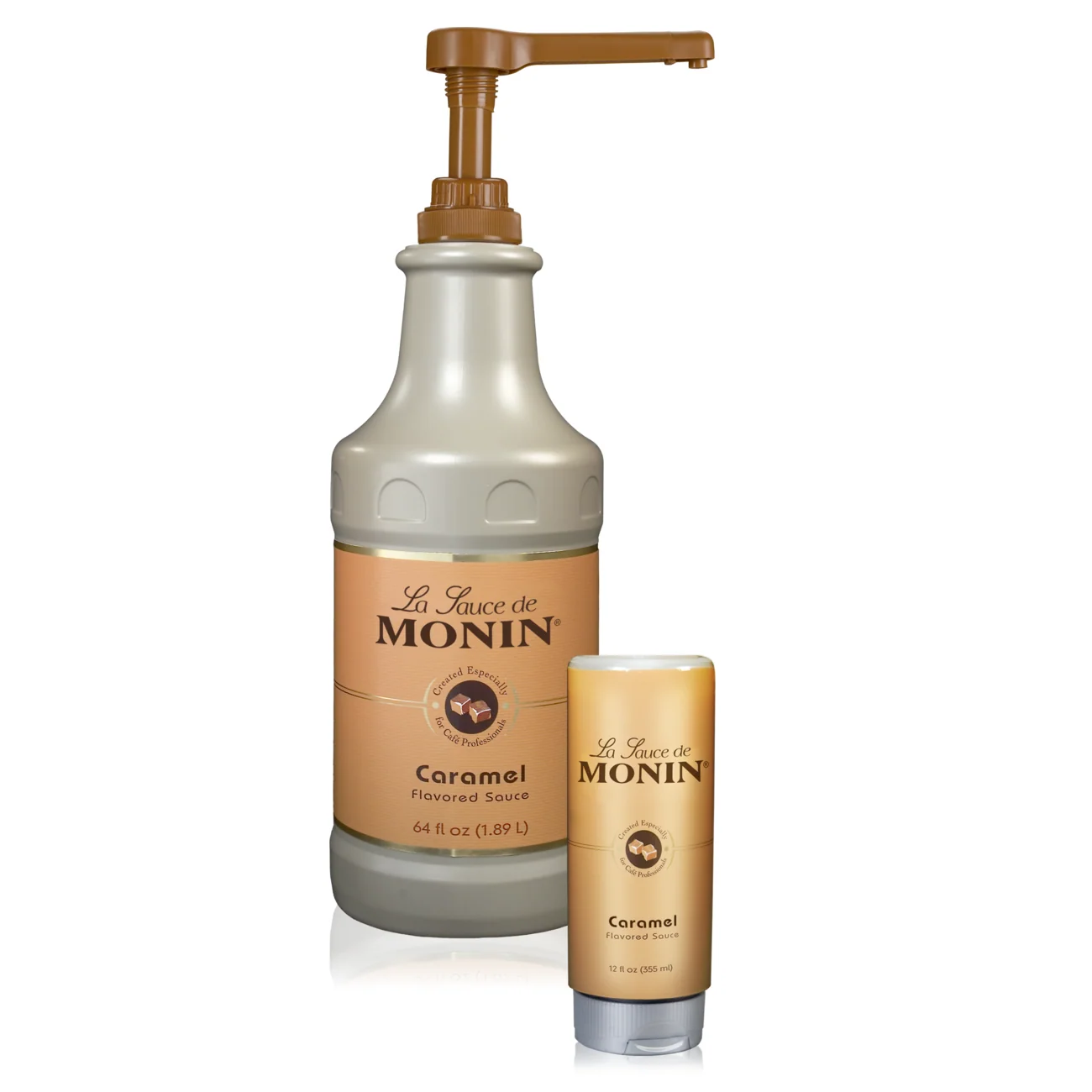 Monin Caramel Sauce - 12oz Coffee