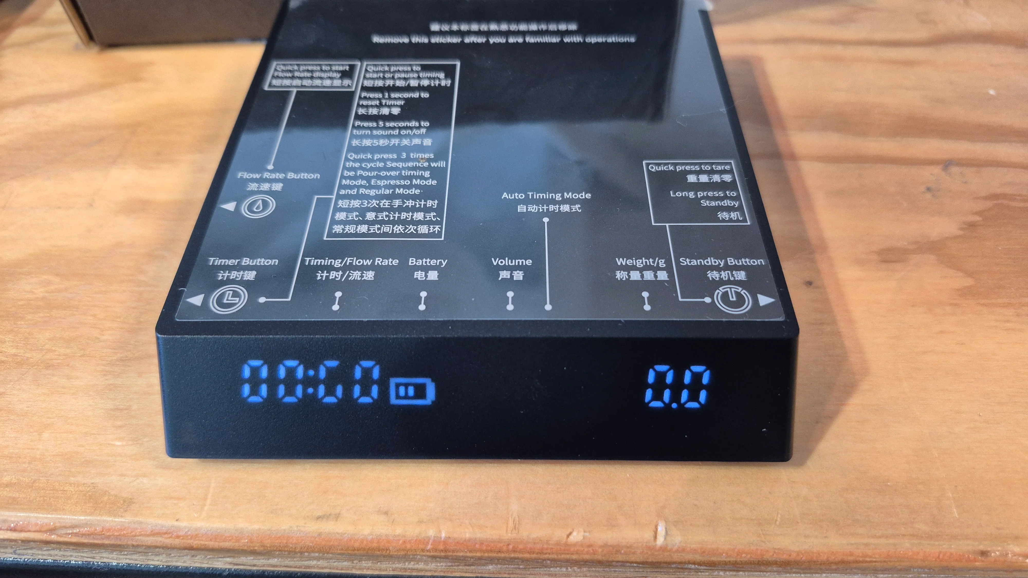 (OPEN BOX - Minor Imperfection) Timemore Black Mirror Nano Espresso Scale - White - Image 2