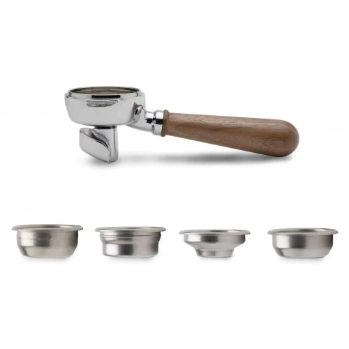 Lelit Double Portafilter 58mm Kit With Walnut Handle (OEM) Coffee